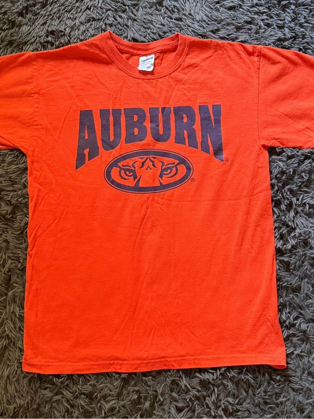 Gildan Orange Auburn Graphic Short-Sleeve Tee